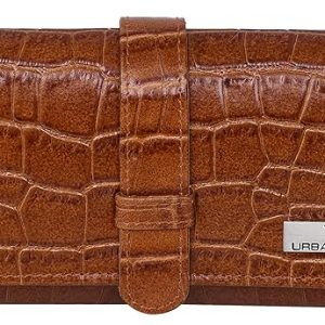 URBAN FOREST Danny Cognac Leather Wallet for Women